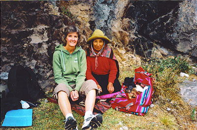 Jag 
          och Dona Maria vid Temple of the Moon